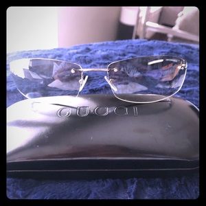 Gucci rimless sunglasses